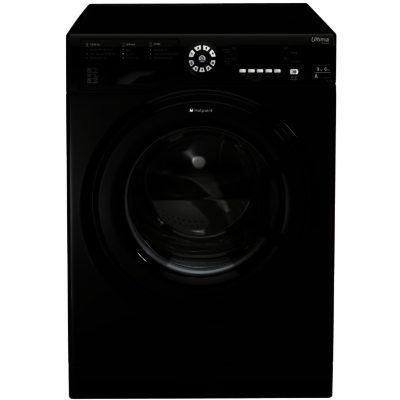 Hotpoint SWD9667K 1600 Spin 9+6kg Washer Dryer in Black Hotpoint SWD9667K 1600 Spin 9+6kg Washer Dryer in Black